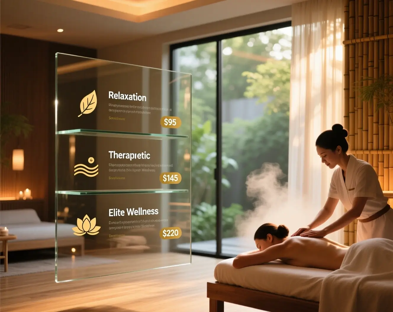 Bliss Massage therapy room