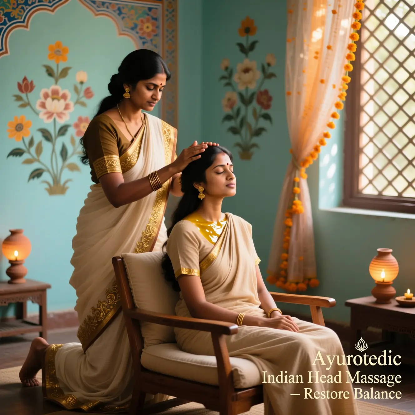 Indian Head Oil Massage